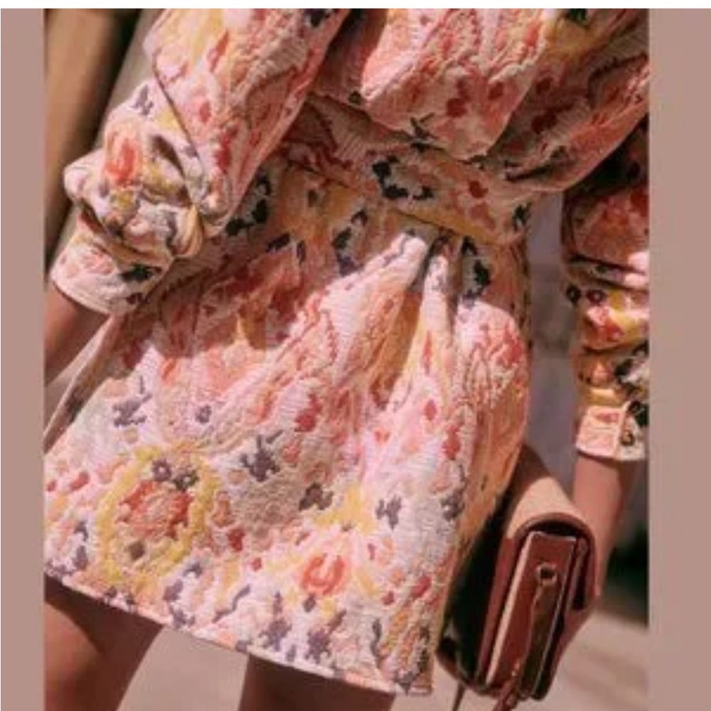 Sezane Erin Dress rouge color way Sz EU 40 US 8 - Picture 6 of 8